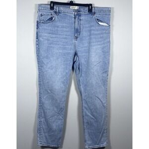 Abercrombie & Fitch 90's Slim‎ Straight Ultra High Rise Curve Love Jeans 35 20s